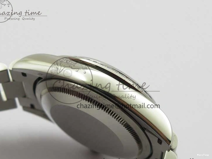 MiroTime 0521 Day-Date 36mm 128239 SS Crystal BP Best Edition Blue Crystal Marker Dial on SS President Bracelet A OdorResistant 2677